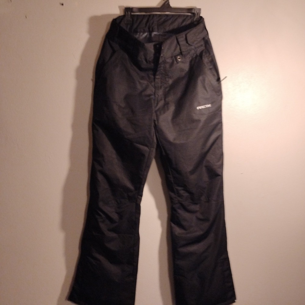 Arctix Snow Pants Women Large Tall Black Insulated Cargo 1830-00